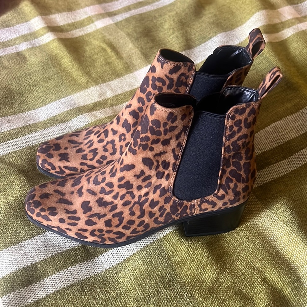 A New Day Leopard Print Ankle Boot